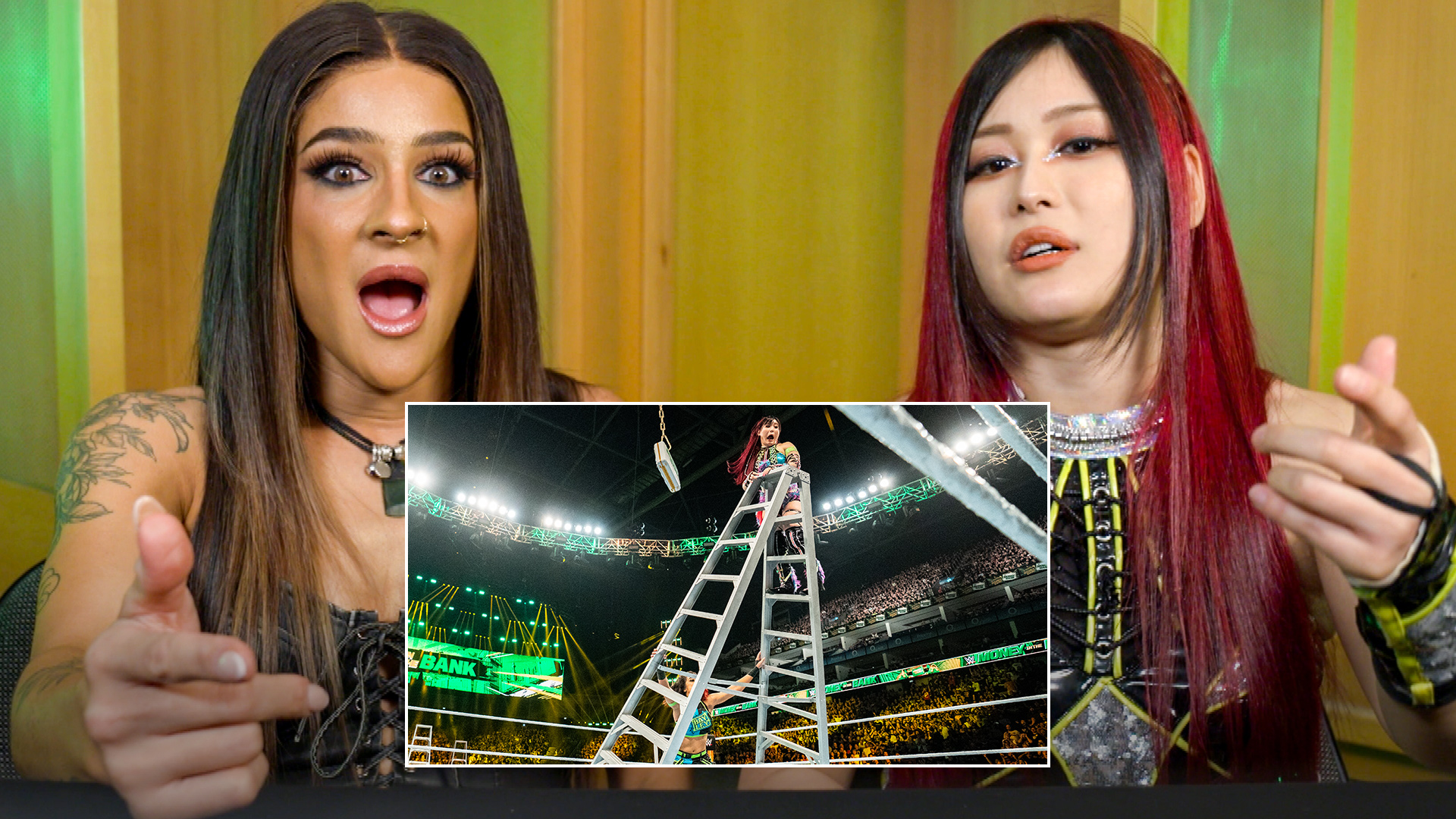 IYO SKY, Bayley and more WWE Superstars react to 2023 Women’s Money in the  Bank Match: WWE Playback