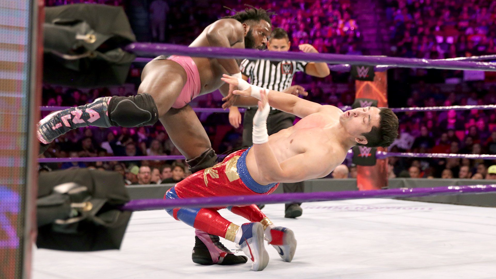 Wwe Cruiserweight Champion Rich Swann Def Tj Perkins Wwe