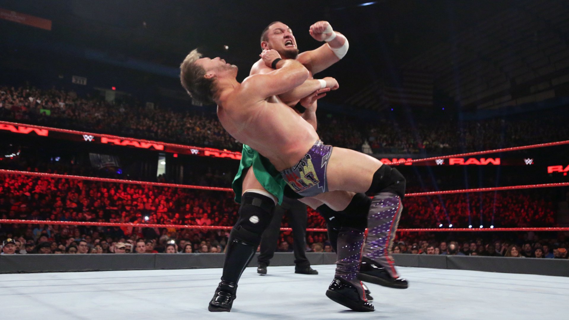 Samoa Joe def. U.S. Champion Chris Jericho via Count-out | WWE