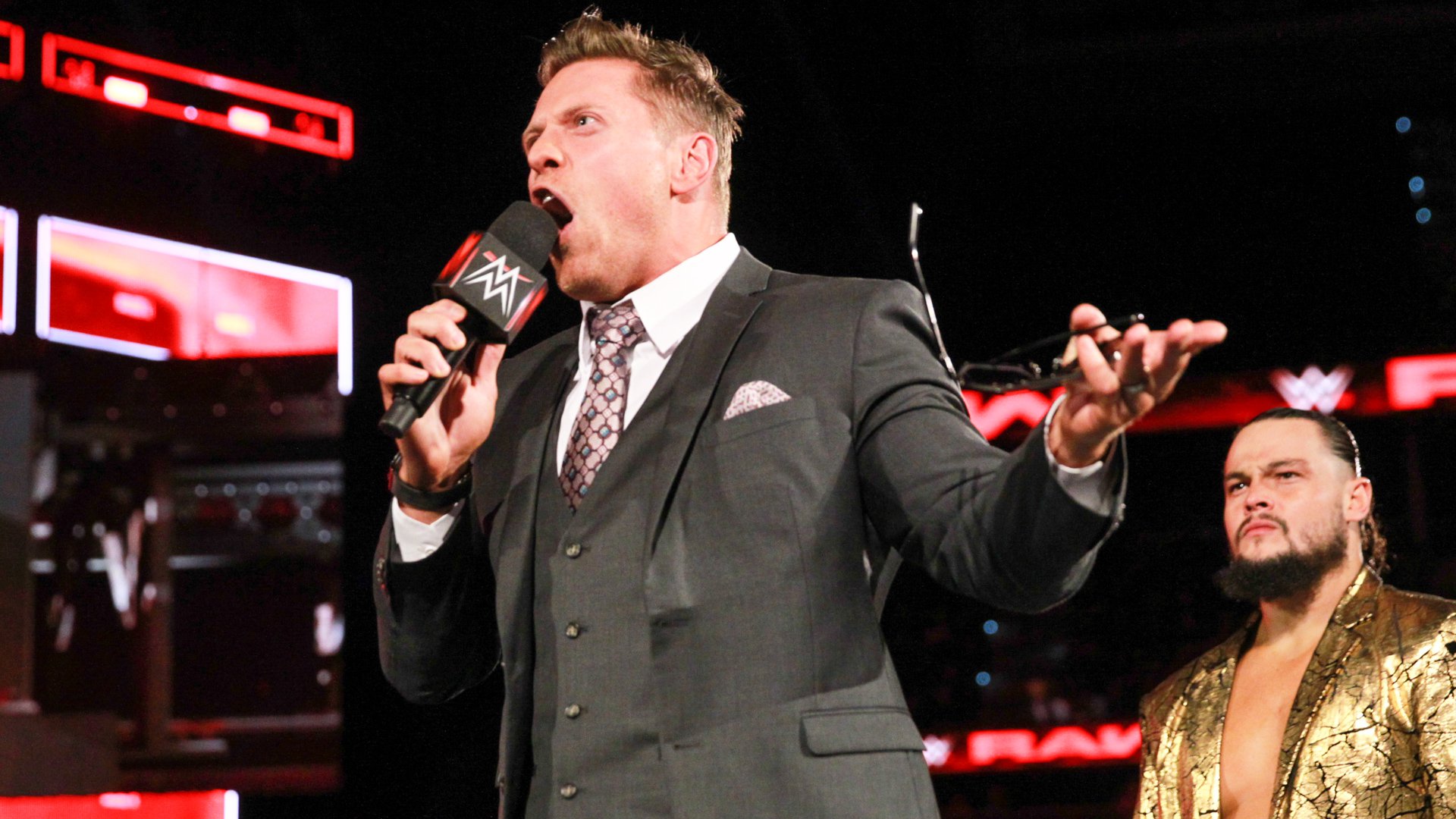 The Miz makes Royal Rumble Match announcement before Raw 25 WWE