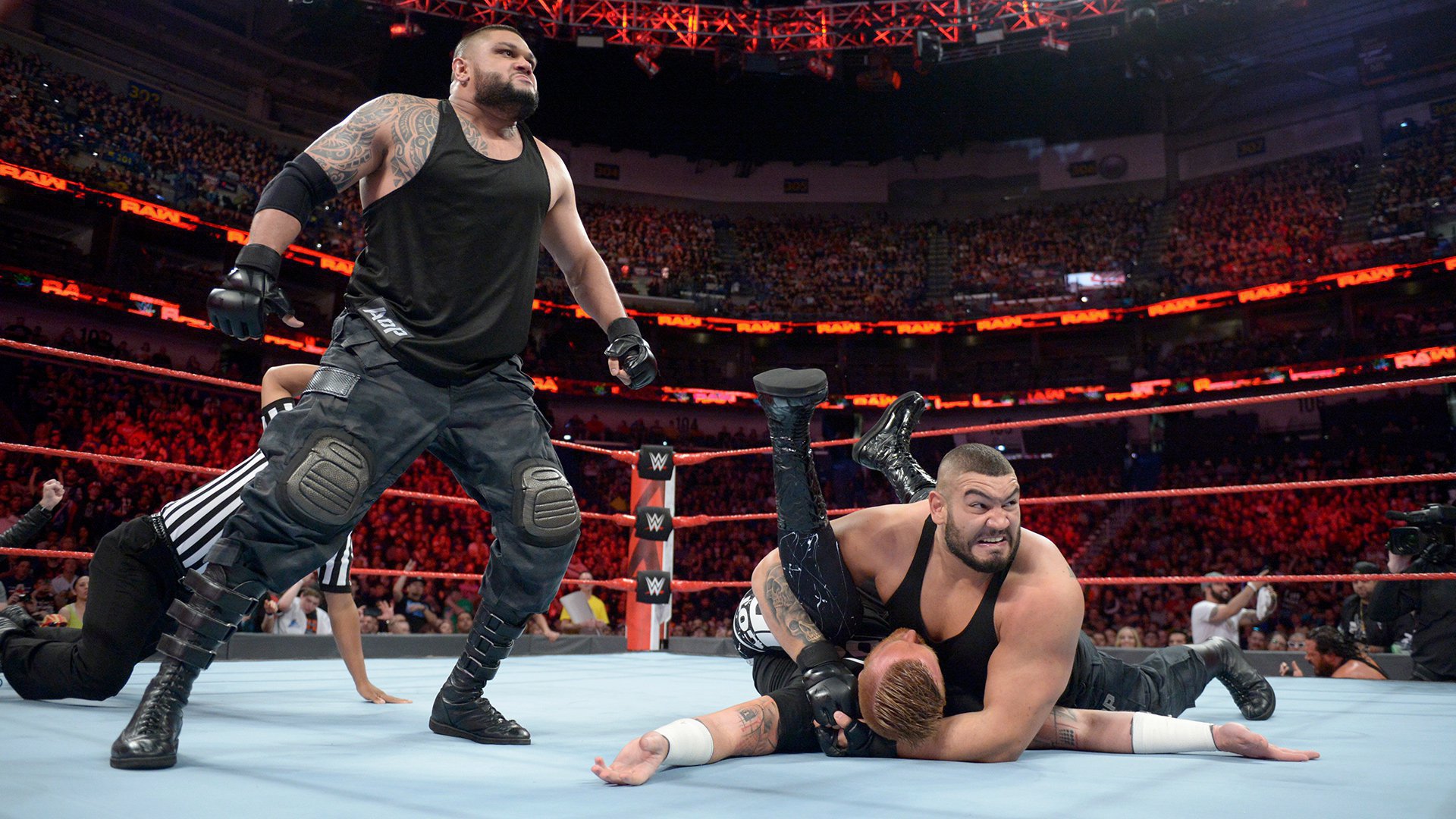 The Authors of Pain def. Heath Slater & Rhyno | WWE