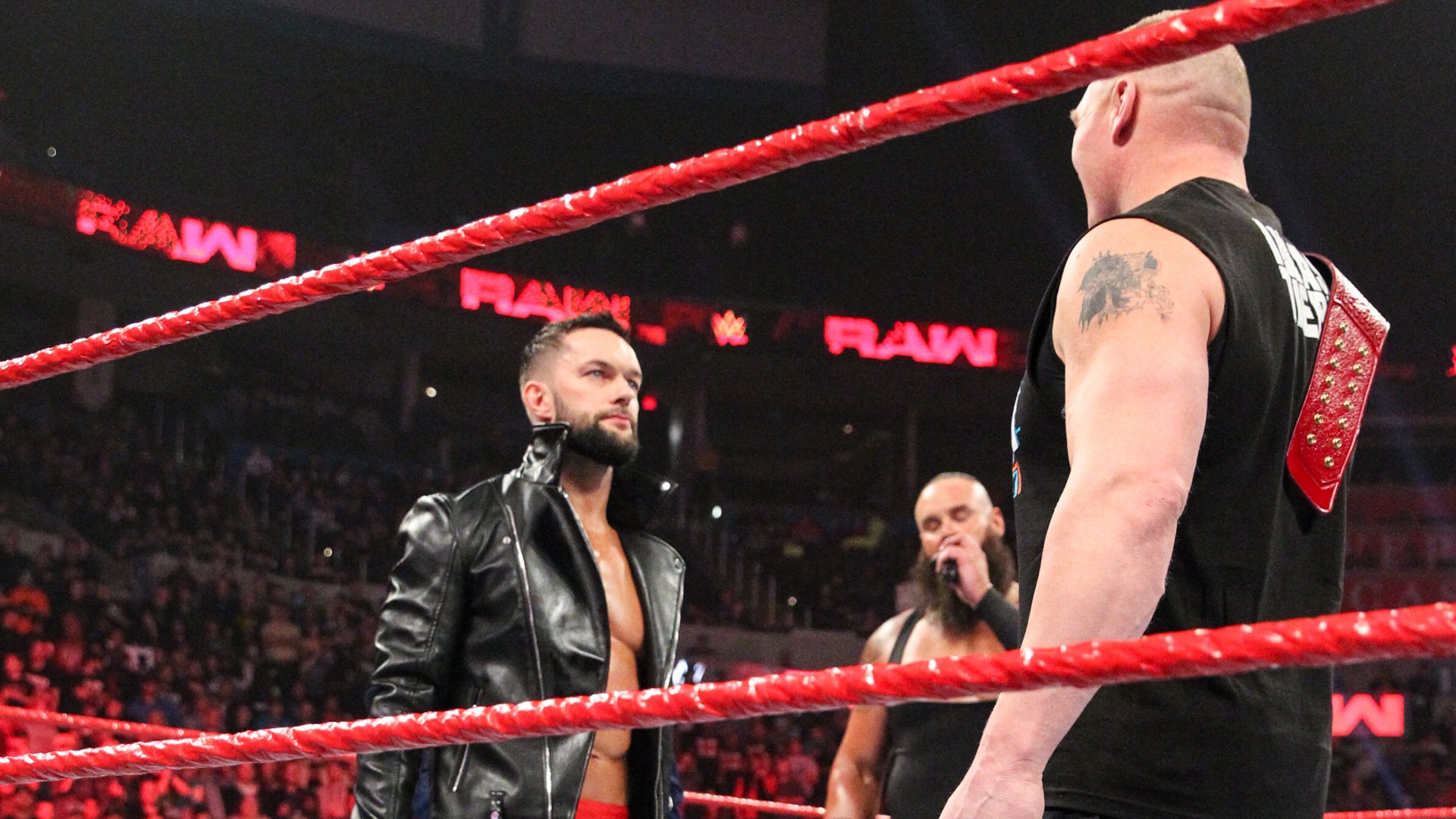 Finn Bálor and Braun Strowman confronted Mr. McMahon and Brock Lesnar | WWE