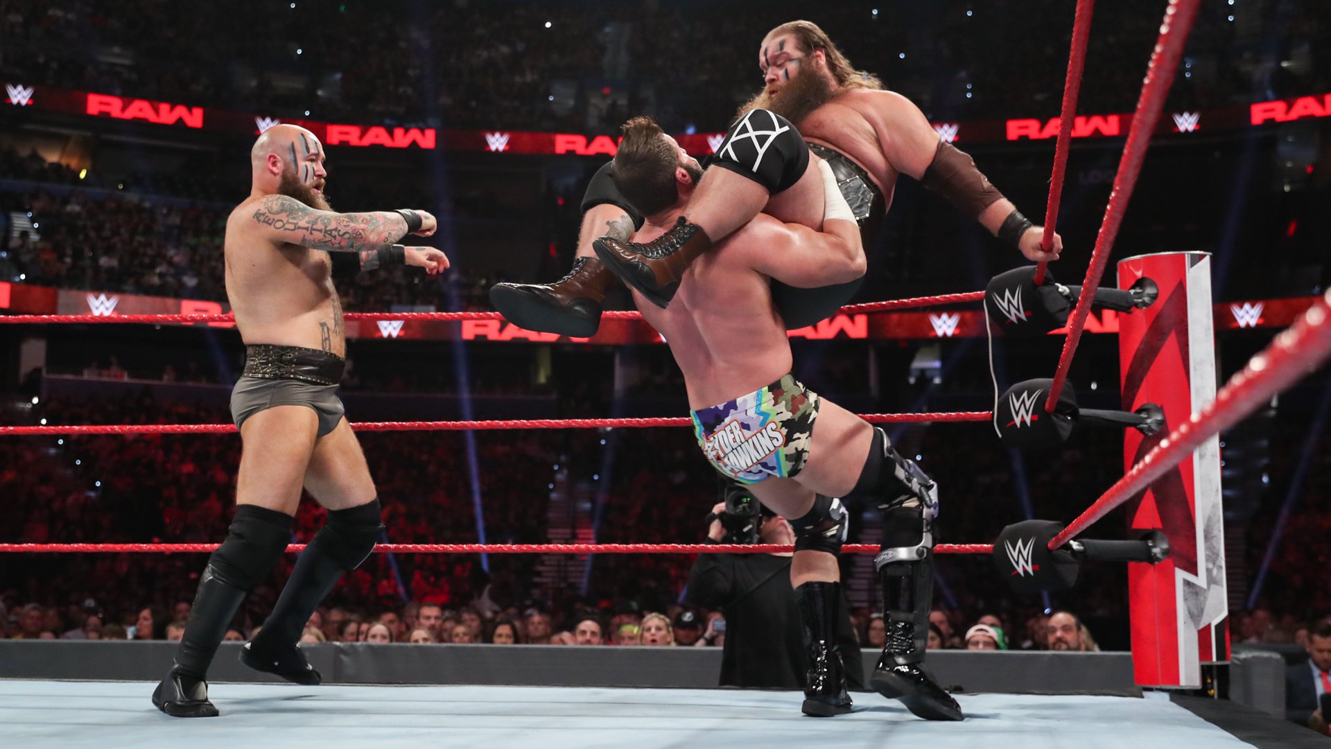 The Viking Raiders def. Zack Ryder & Curt Hawkins | WWE