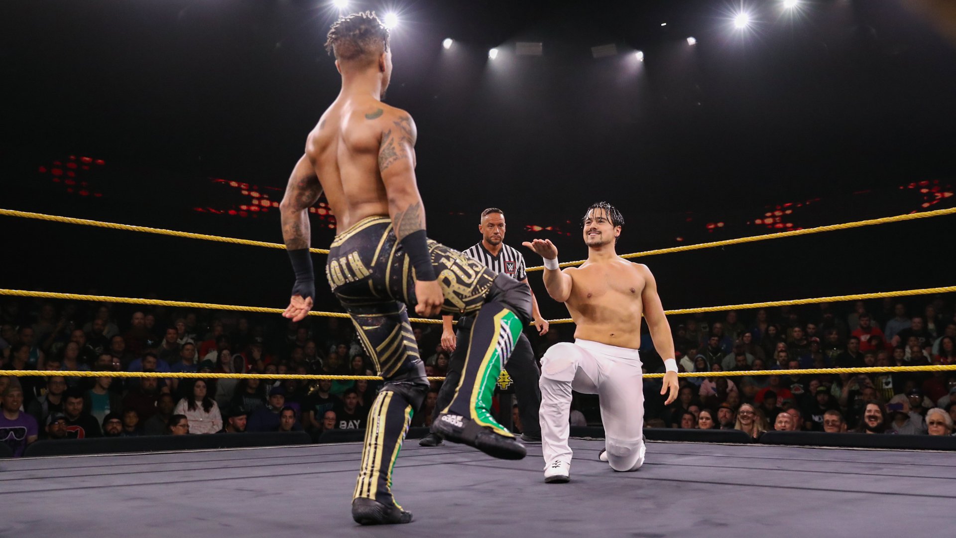 NXT Cruiserweight Champion Lio Rush def. Angel Garza | WWE