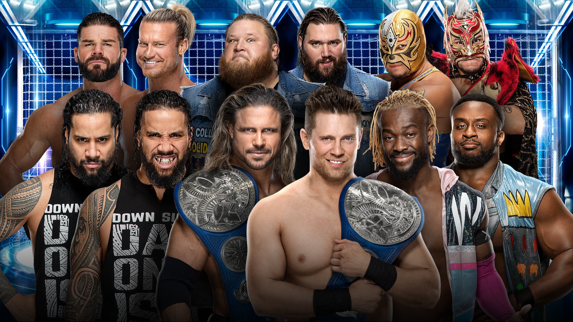 SmackDown Tag Team Championship Elimination Chamber Match | WWE