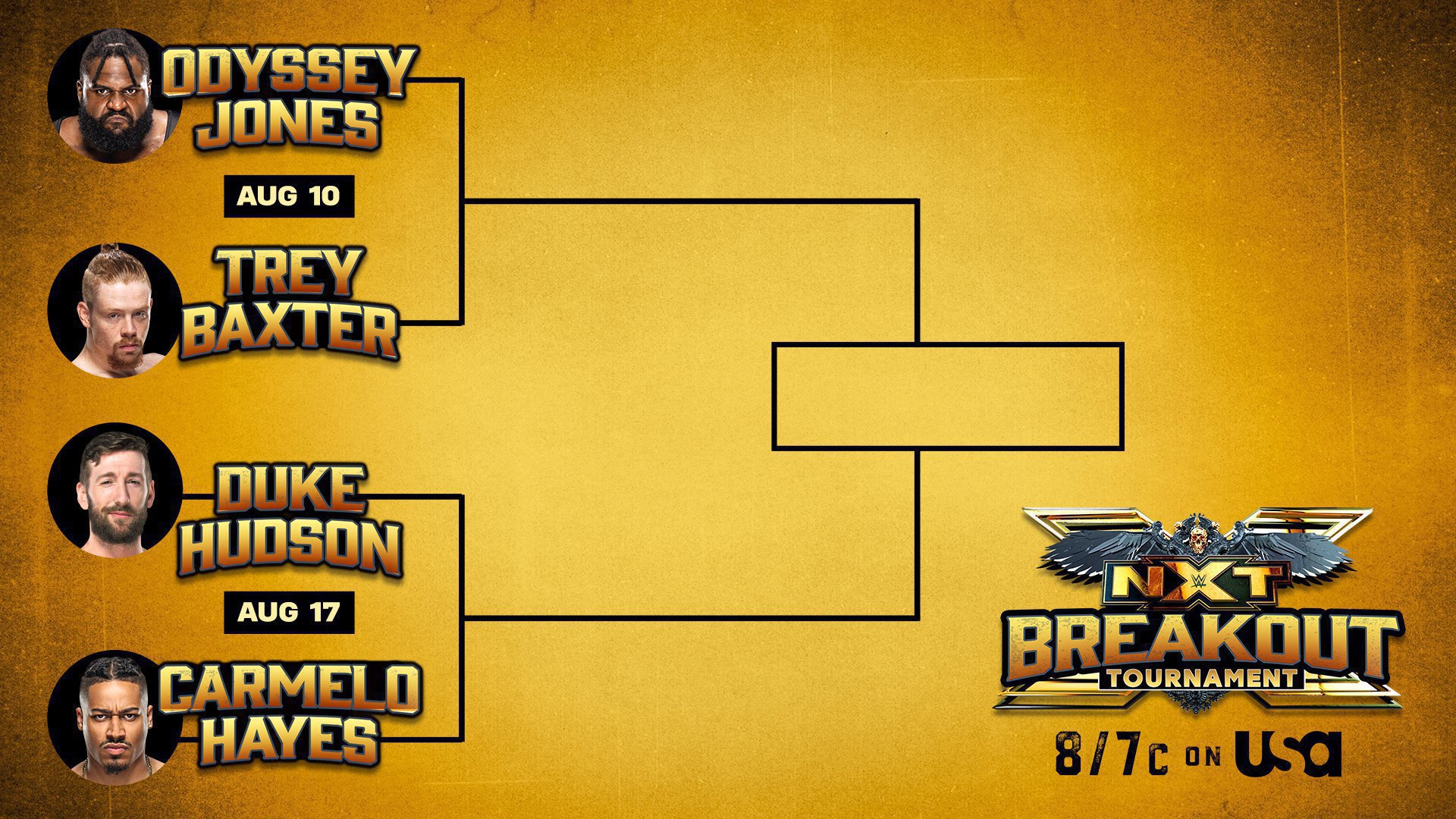 NXT Breakout Tournament Semifinals begin tonight on NXT WWE