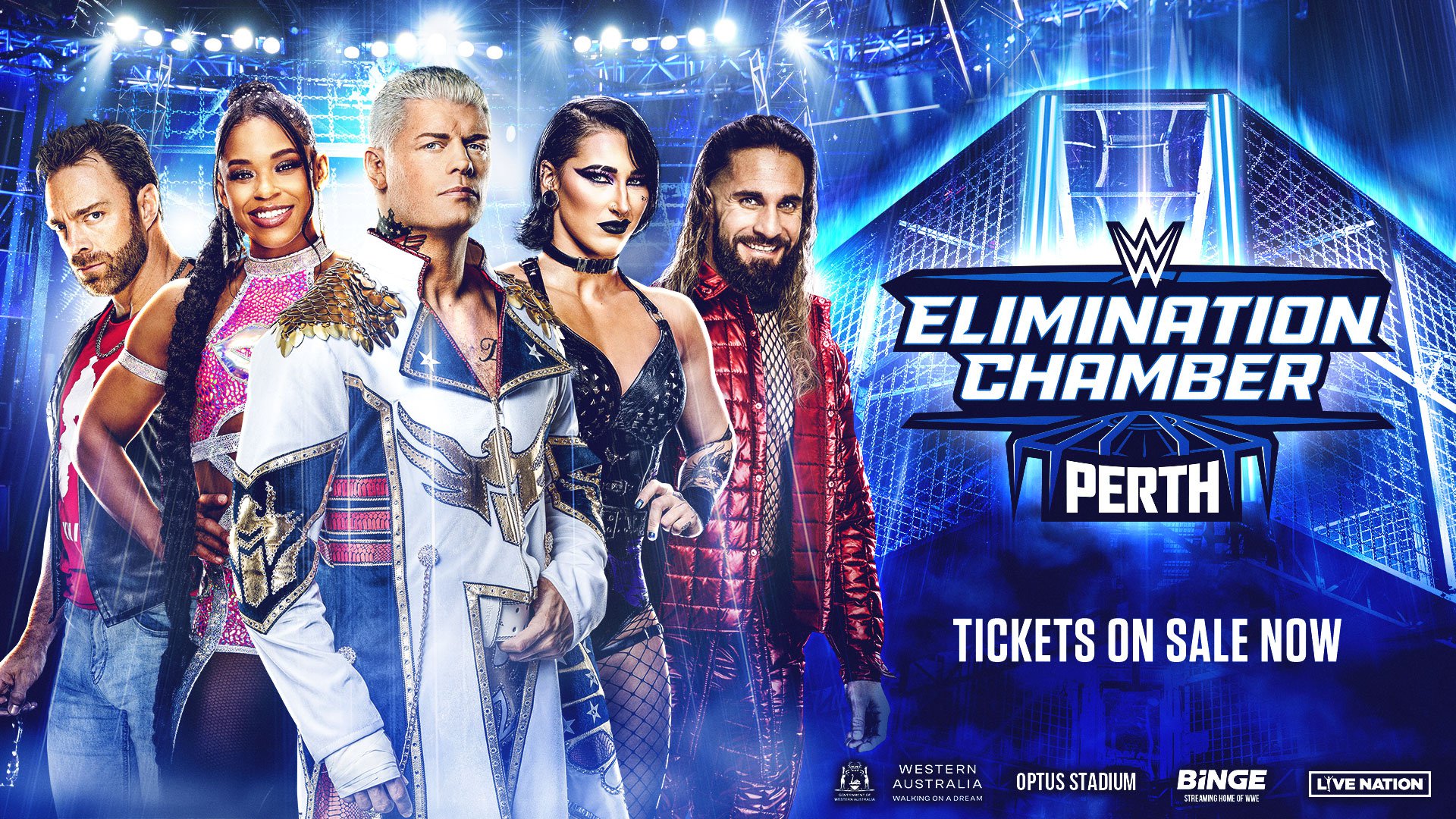 Tickets for WWE Elimination Chamber Perth on sale now WWE