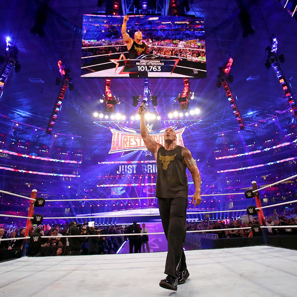 John Cena Returns And Joins The Rock At Wrestlemania 32 Photos Wwe 0355