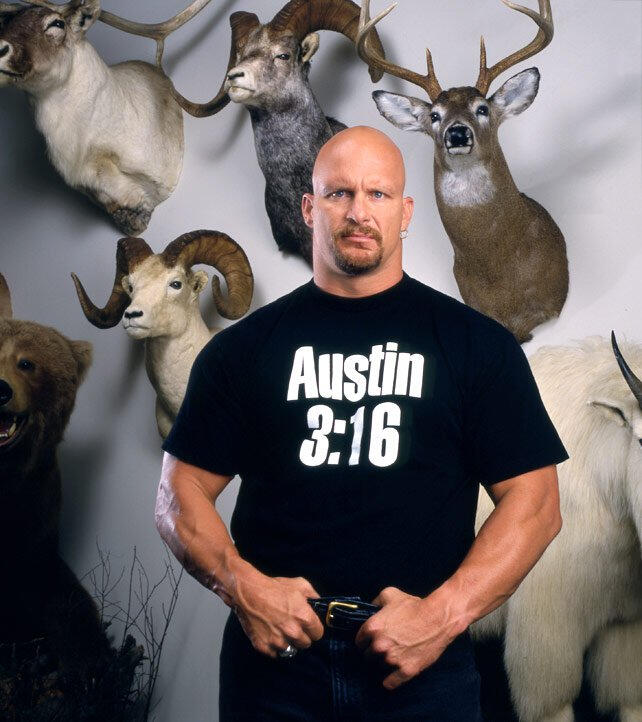 KC on X: This is awesome! An old photo of Steve Austin in a 3:16