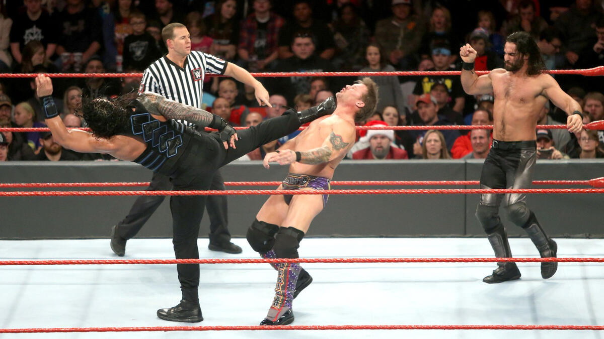 Roman Reigns & Seth Rollins vs. Kevin Owens & Chris Jericho: photos | WWE