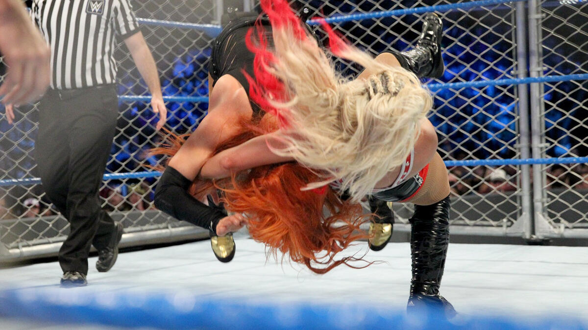 Becky Lynch vs Alexa Bliss  Steel Cage Match by SkyHighRollins on  DeviantArt