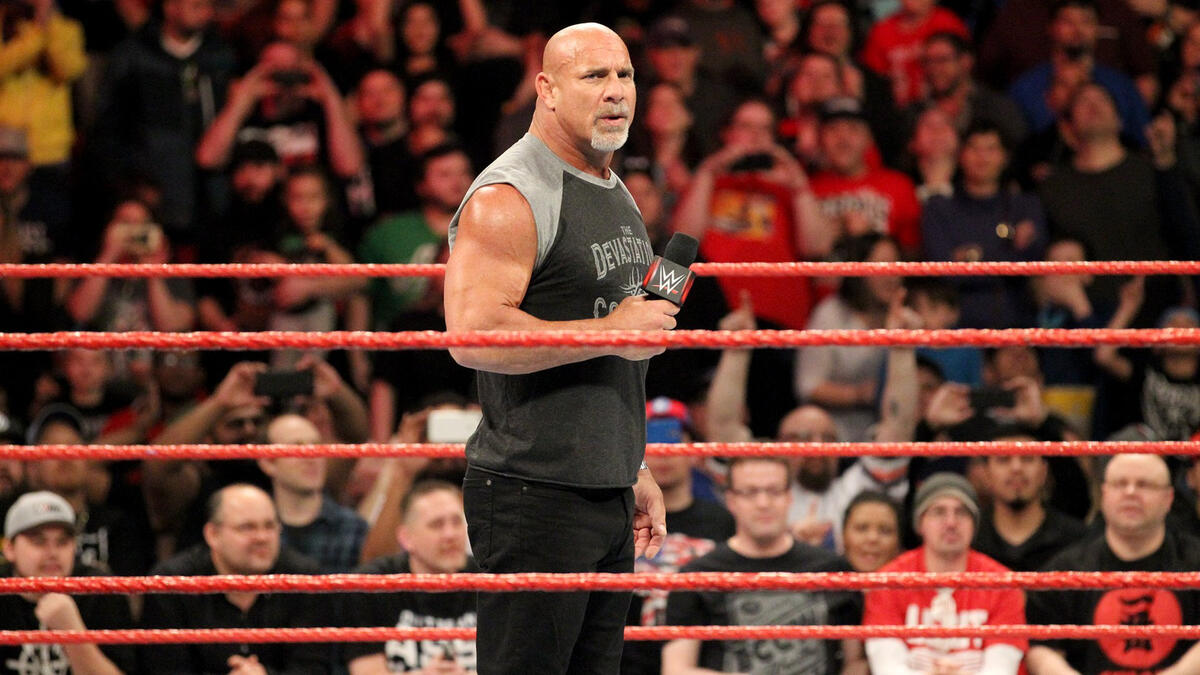 Goldberg accepts Brock Lesnar's WrestleMania challenge: photos