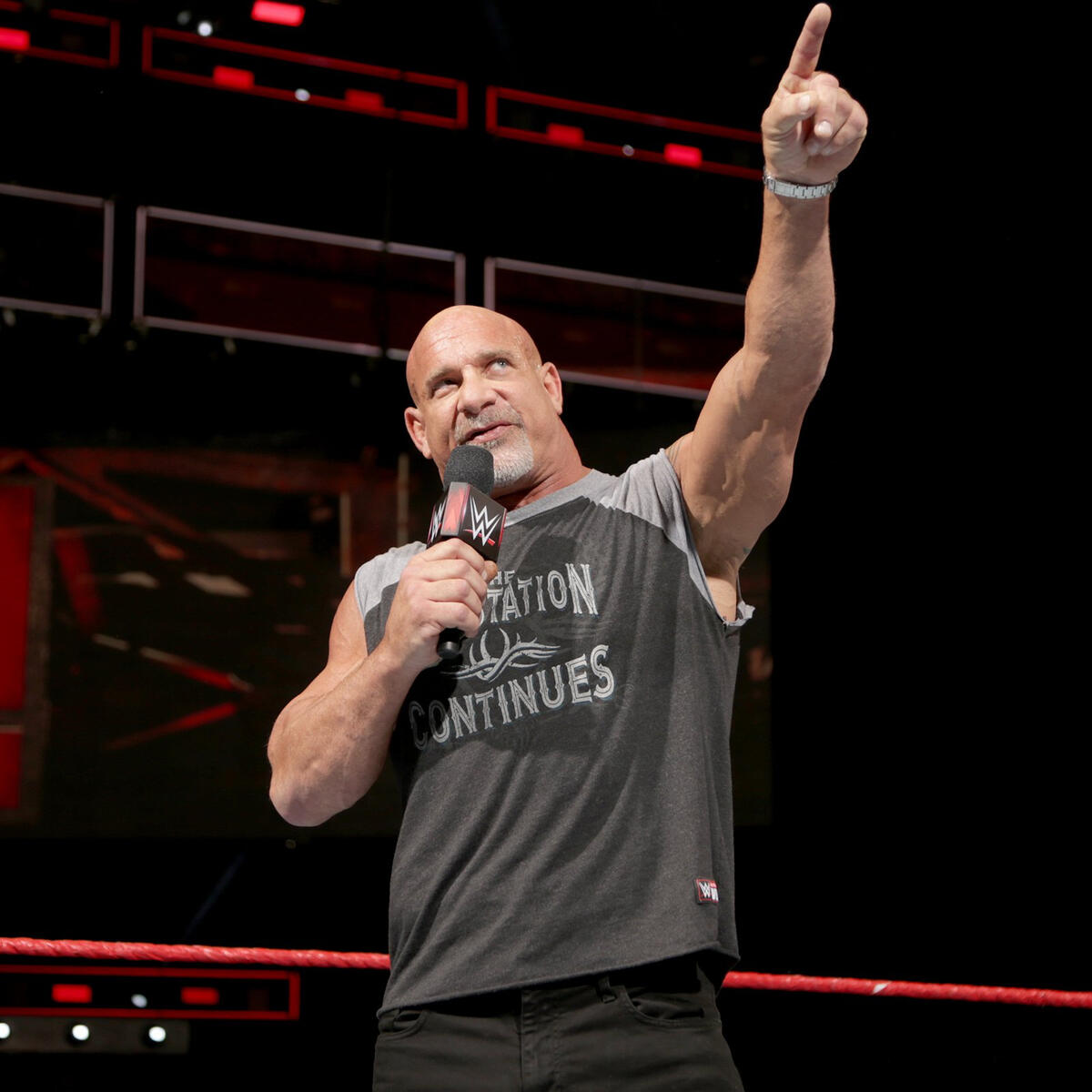 Goldberg accepts Brock Lesnar's WrestleMania challenge: photos