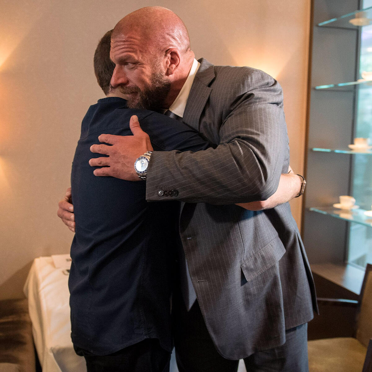 Heroic London police officer meets Triple H: photos | WWE