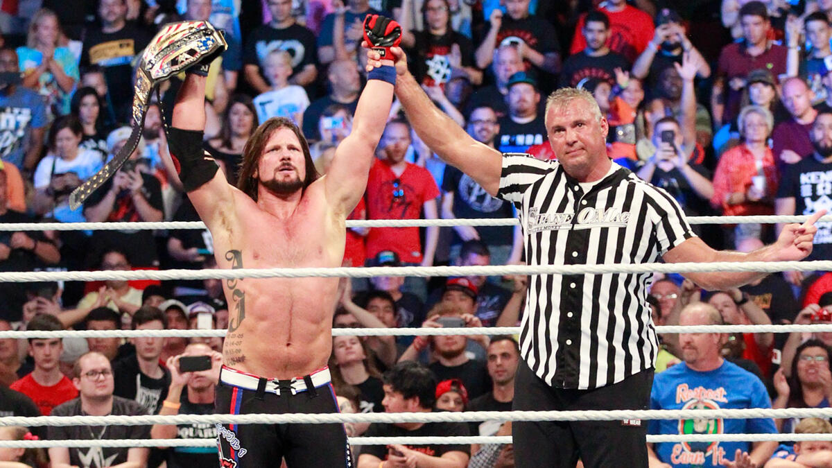 AJ Styles picks up the victory and retains the United States Championship.