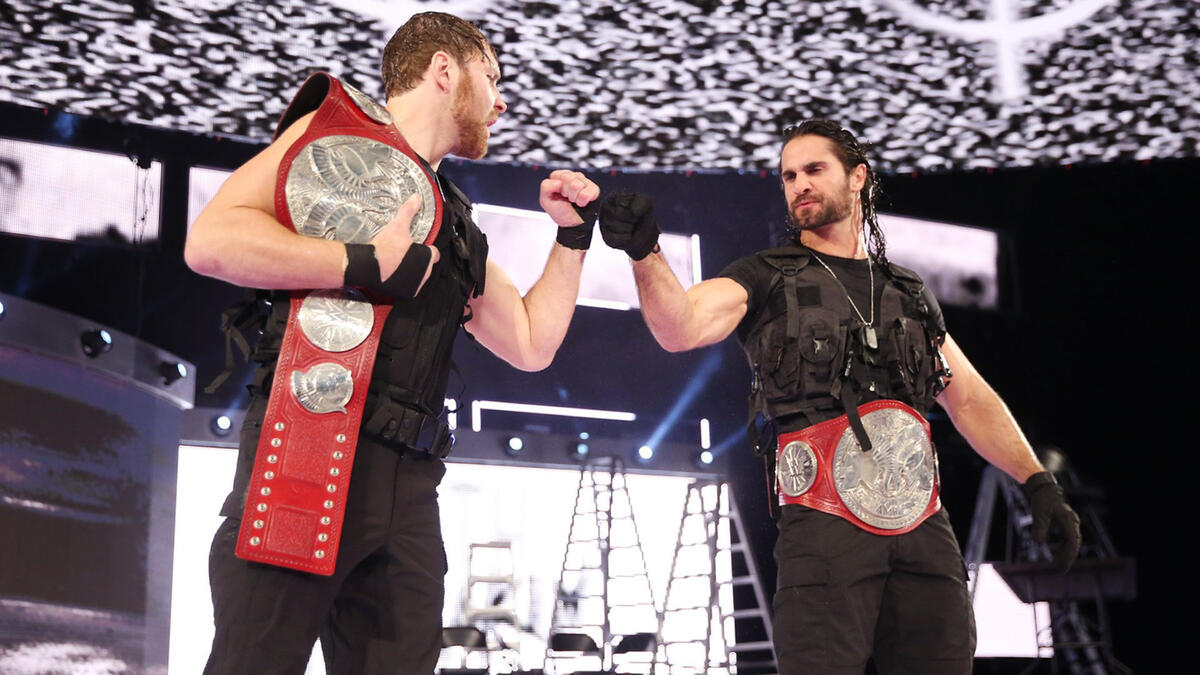 Seth Rollins And Dean Ambrose Vs Cesaro And Sheamus Raw Tag Team Championship Match Photos Wwe