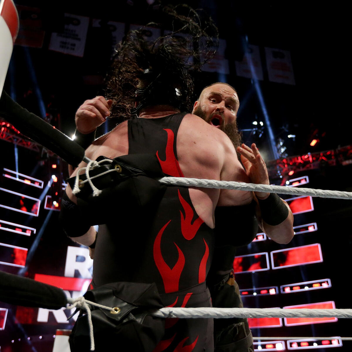 Brock Lesnar vs. Braun Strowman vs. Kane - Universal Championship ...