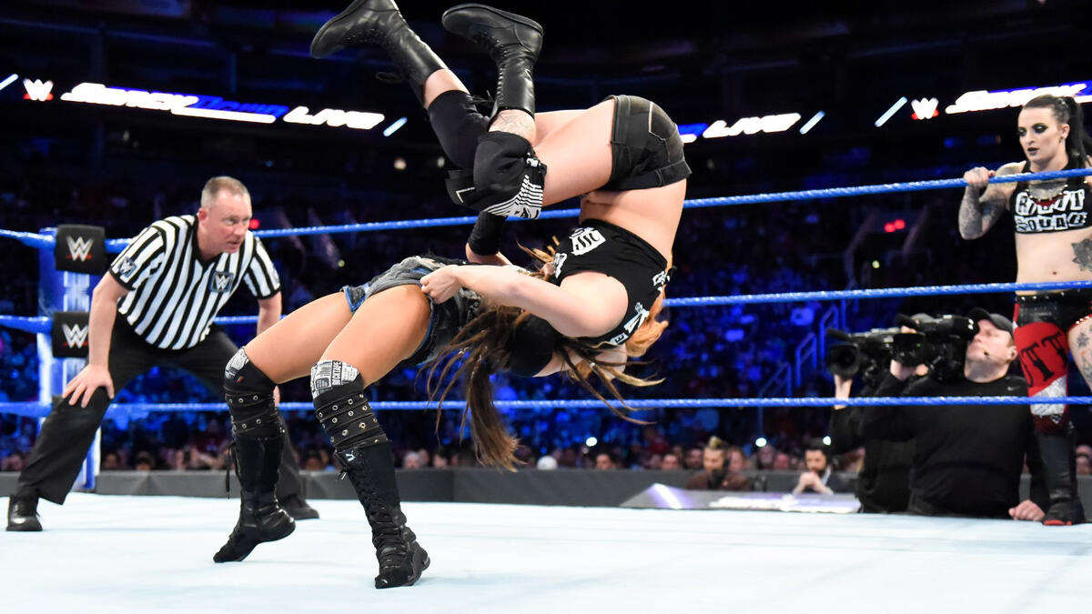 Charlotte Flair, Becky Lynch & Naomi vs. The Riott Squad: photos | WWE