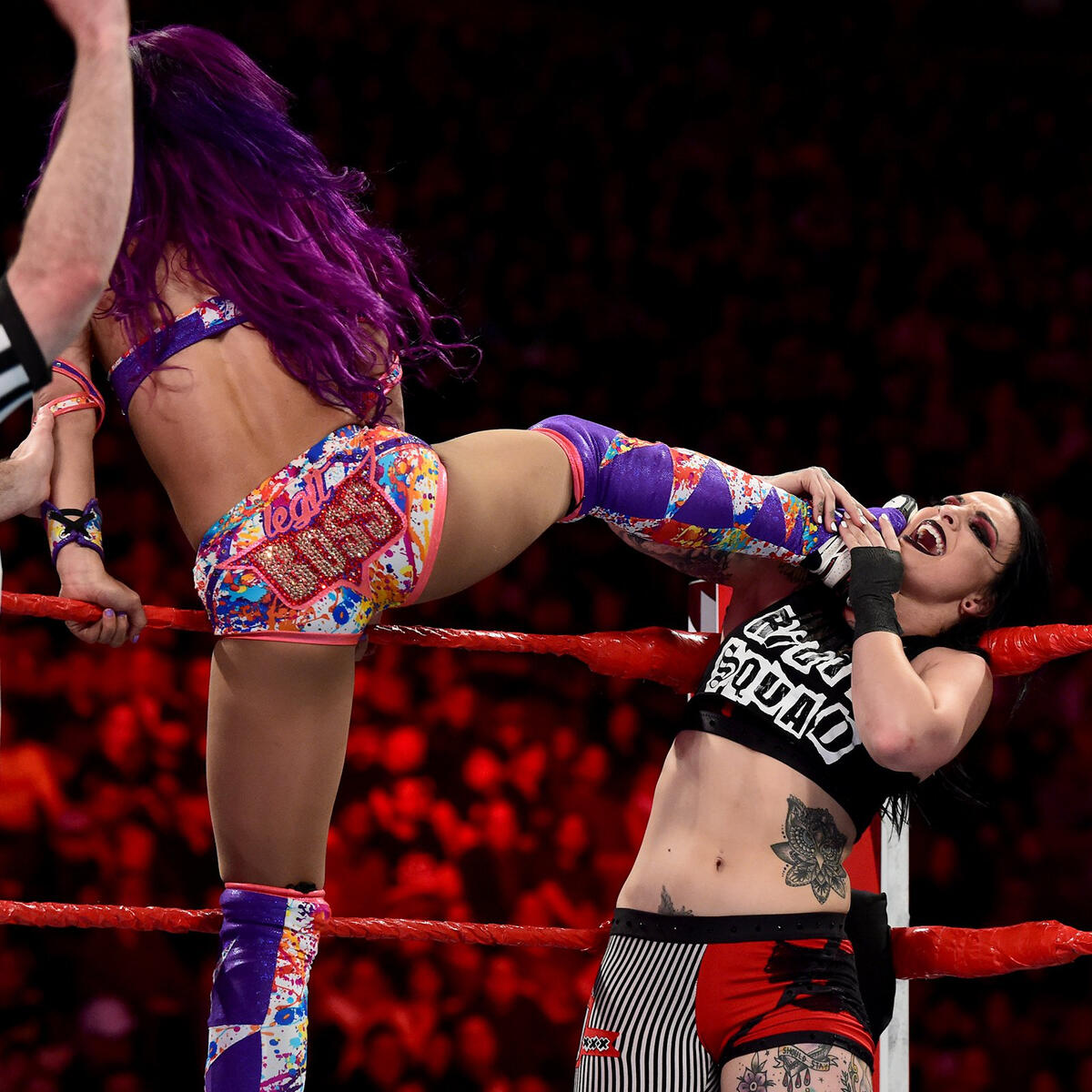 Sasha Banks Vs Ruby Riott Photos Wwe 5446