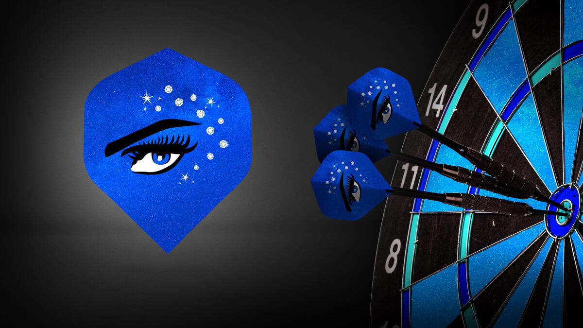 the Bullseye! Superstars hit double top these personalized darts designs | WWE