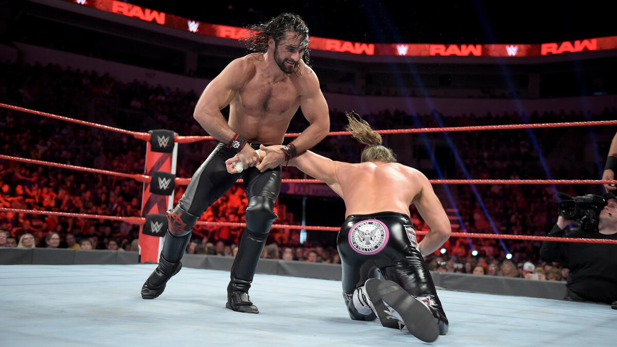 Roman Reigns And Seth Rollins Vs Dolph Ziggler And Drew Mcintyre Photos Wwe