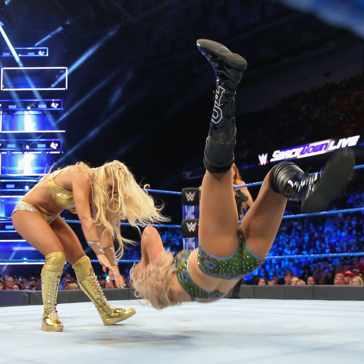 Charlotte Flair & Becky Lynch vs. Mandy Rose & Sonya Deville: photos | WWE