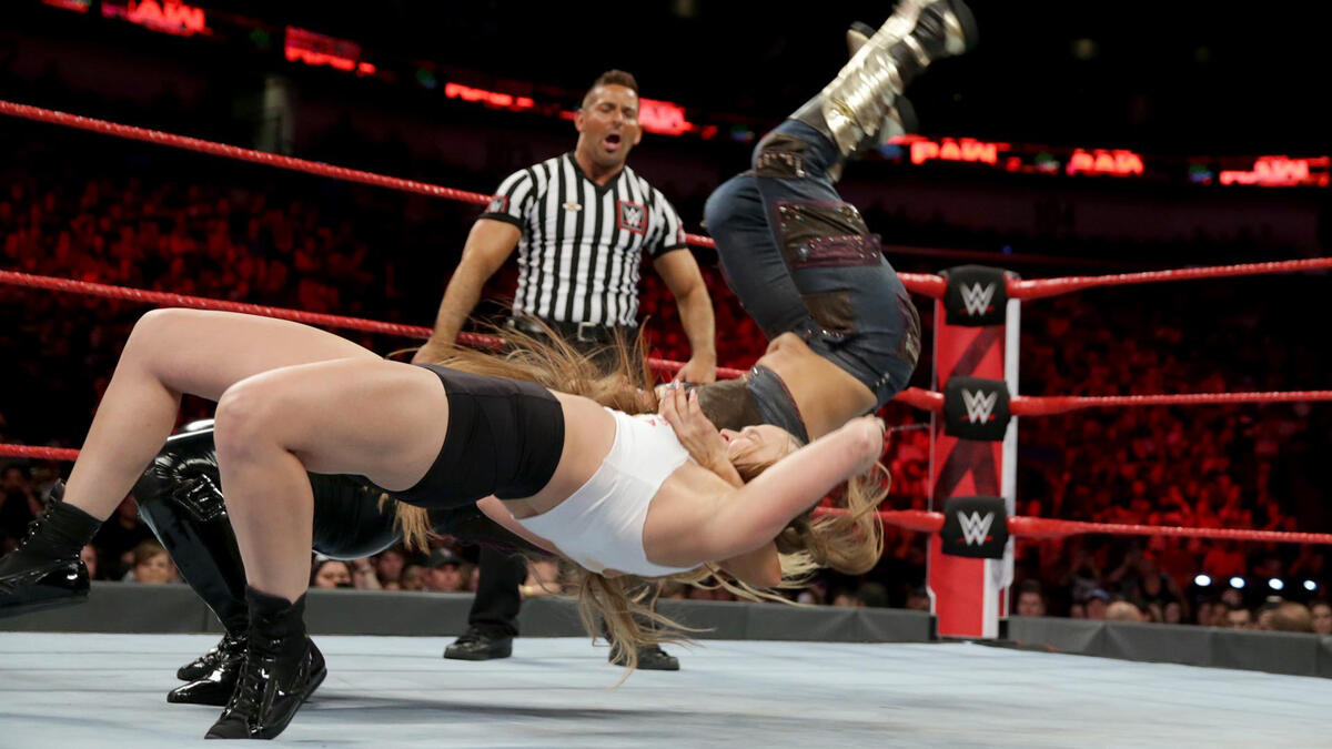 Ronda Rousey & Natalya Vs. Alexa Bliss & Mickie James: Photos 