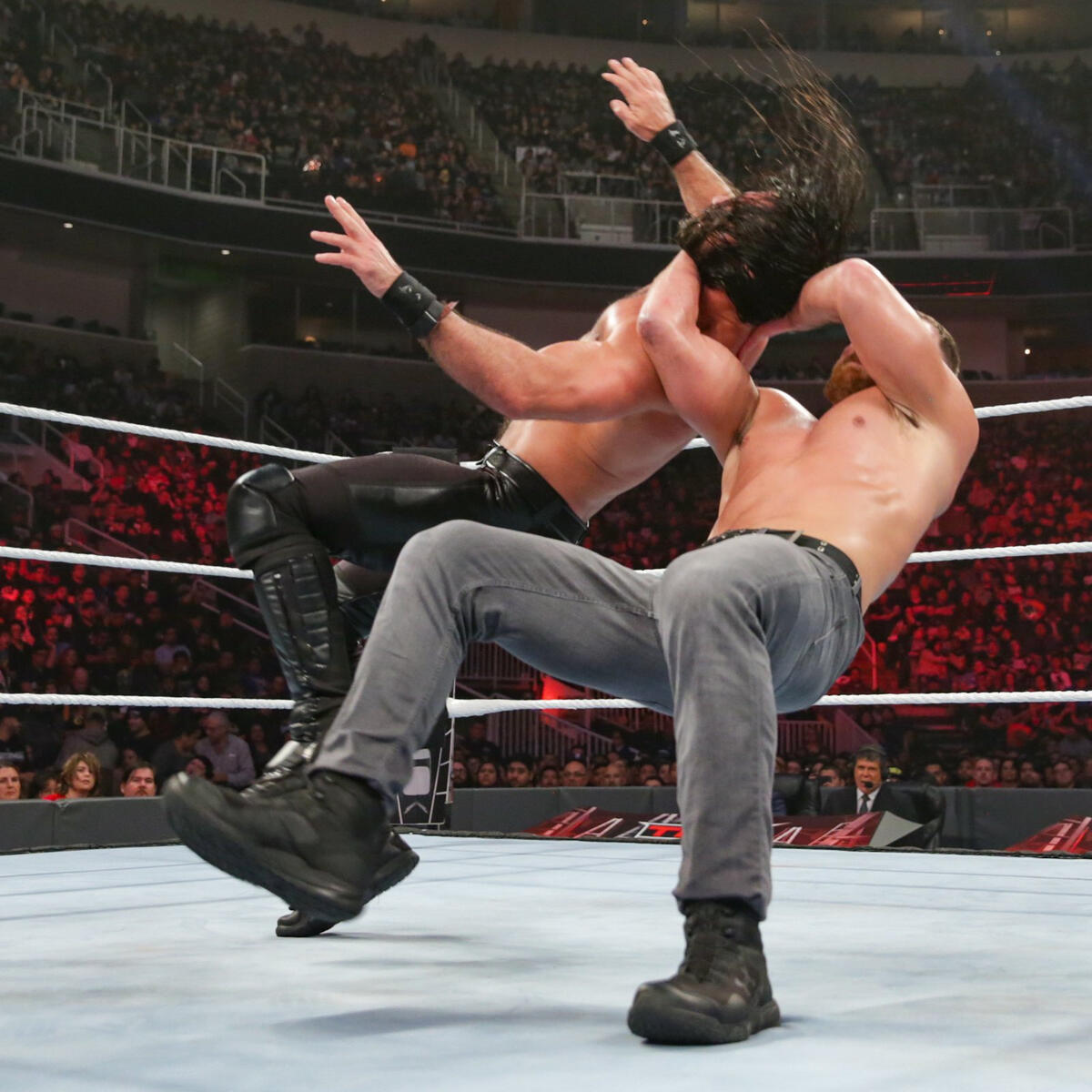 Seth Rollins Vs Dean Ambrose Intercontinental Championship Match Photos Wwe 2312