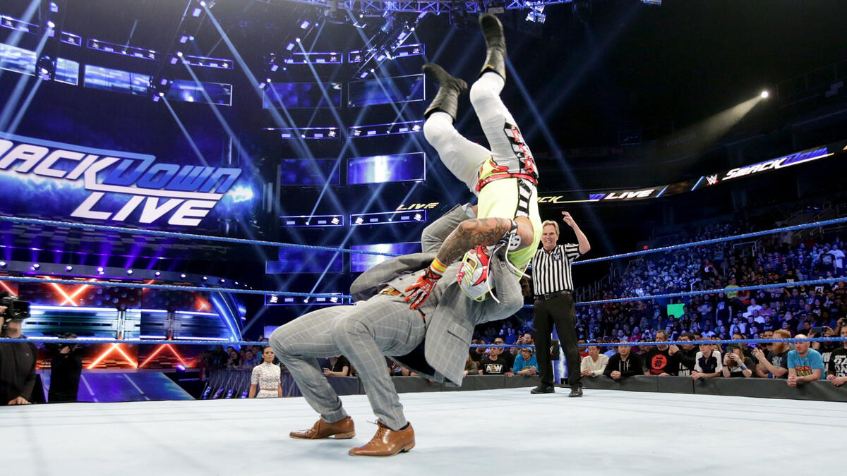 Andrade sneak attacks Rey Mysterio: photos | WWE