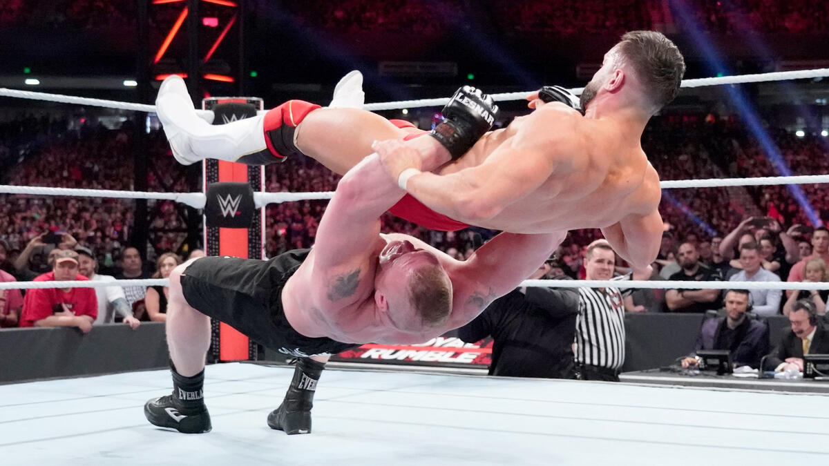 Brock Lesnar vs. Finn B lor Universal Championship Match photos