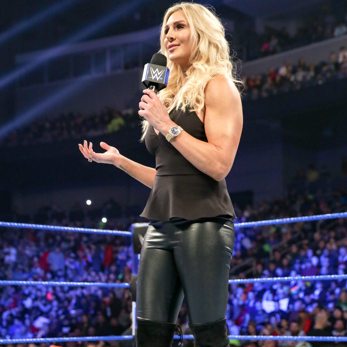 Charlotte Flair to dedicate WrestleMania win to Becky Lynch: photos | WWE