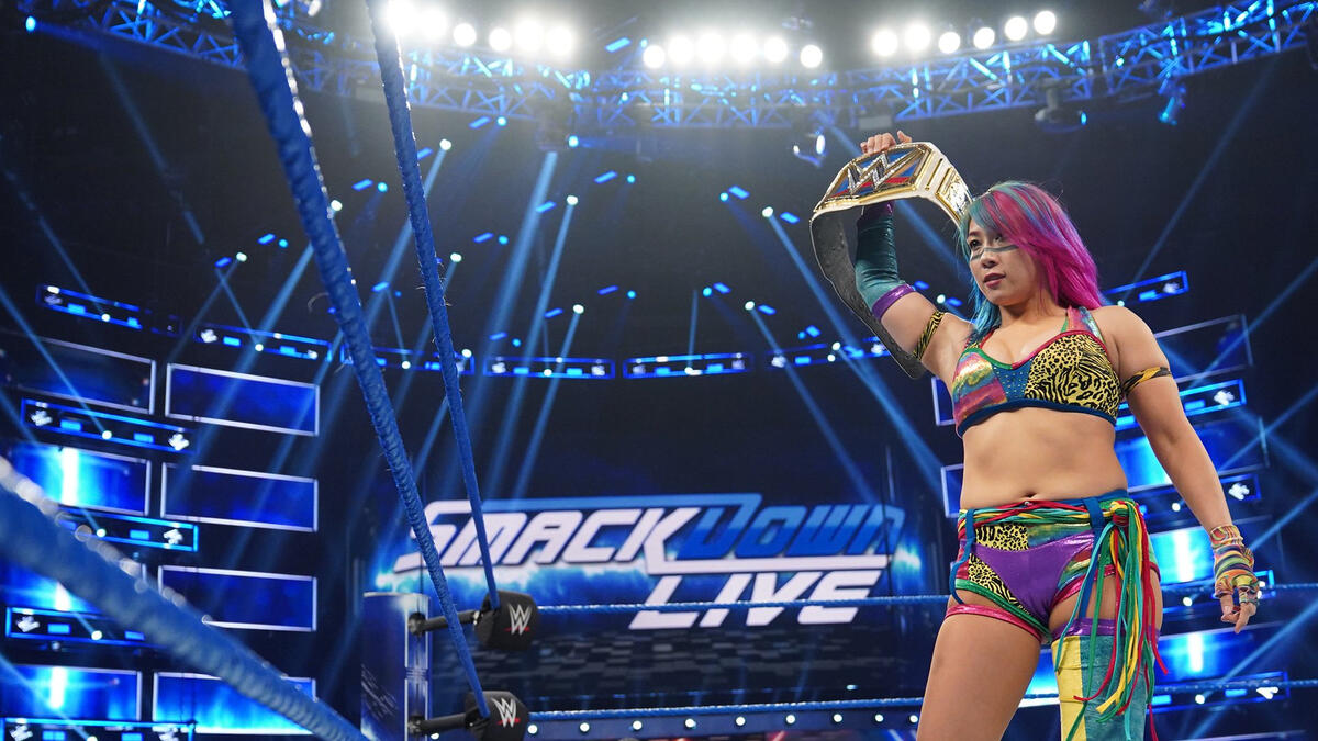 Charlotte Flair Vs Asuka Smackdown Womens Championship Match Photos Wwe 3840