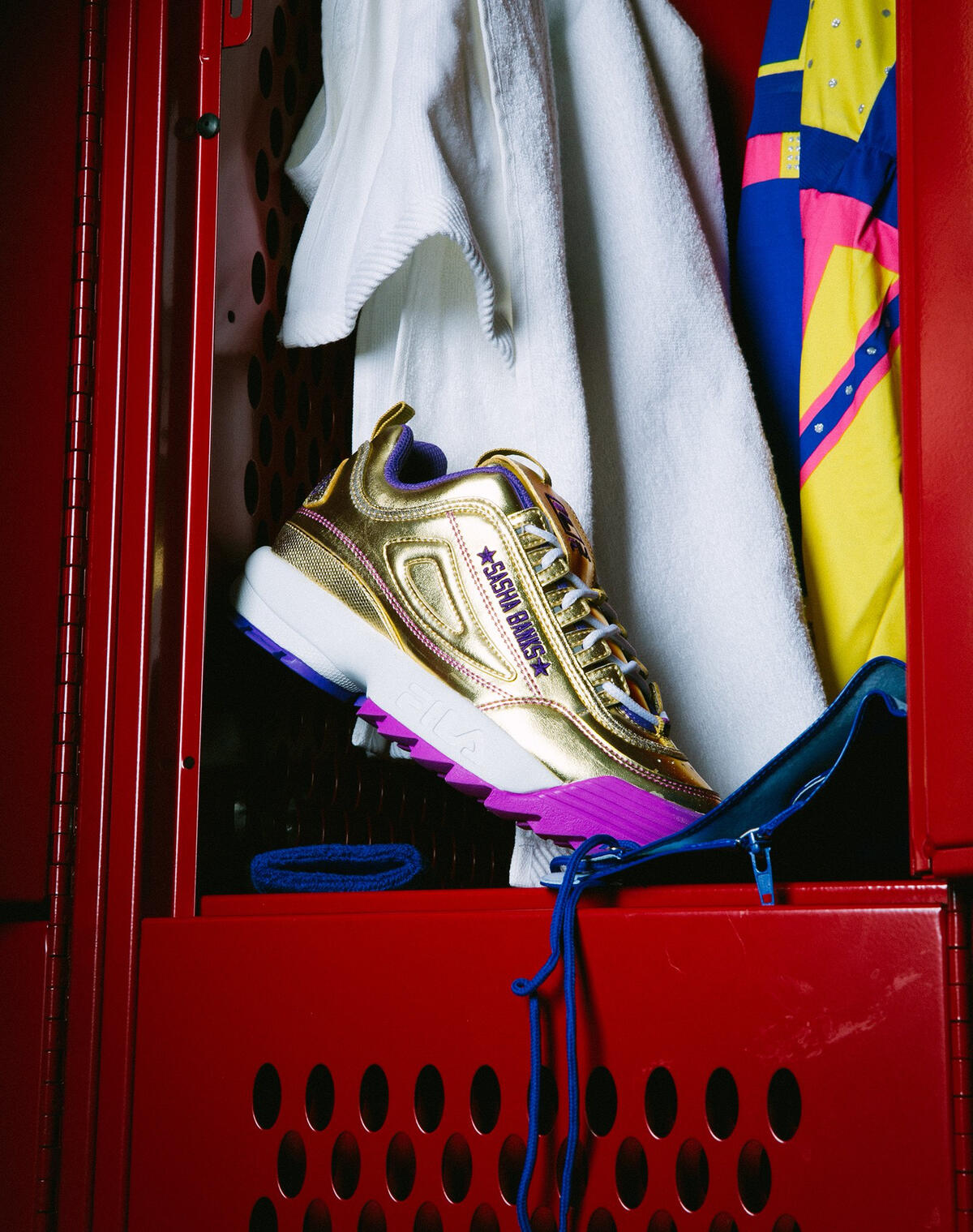 WWE x FILA's exclusive Sasha Banks and 