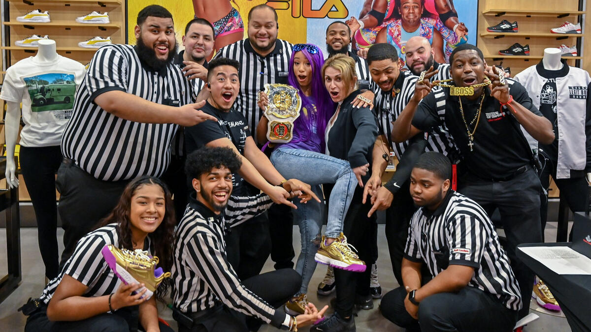 Sasha banks shop fila disruptor