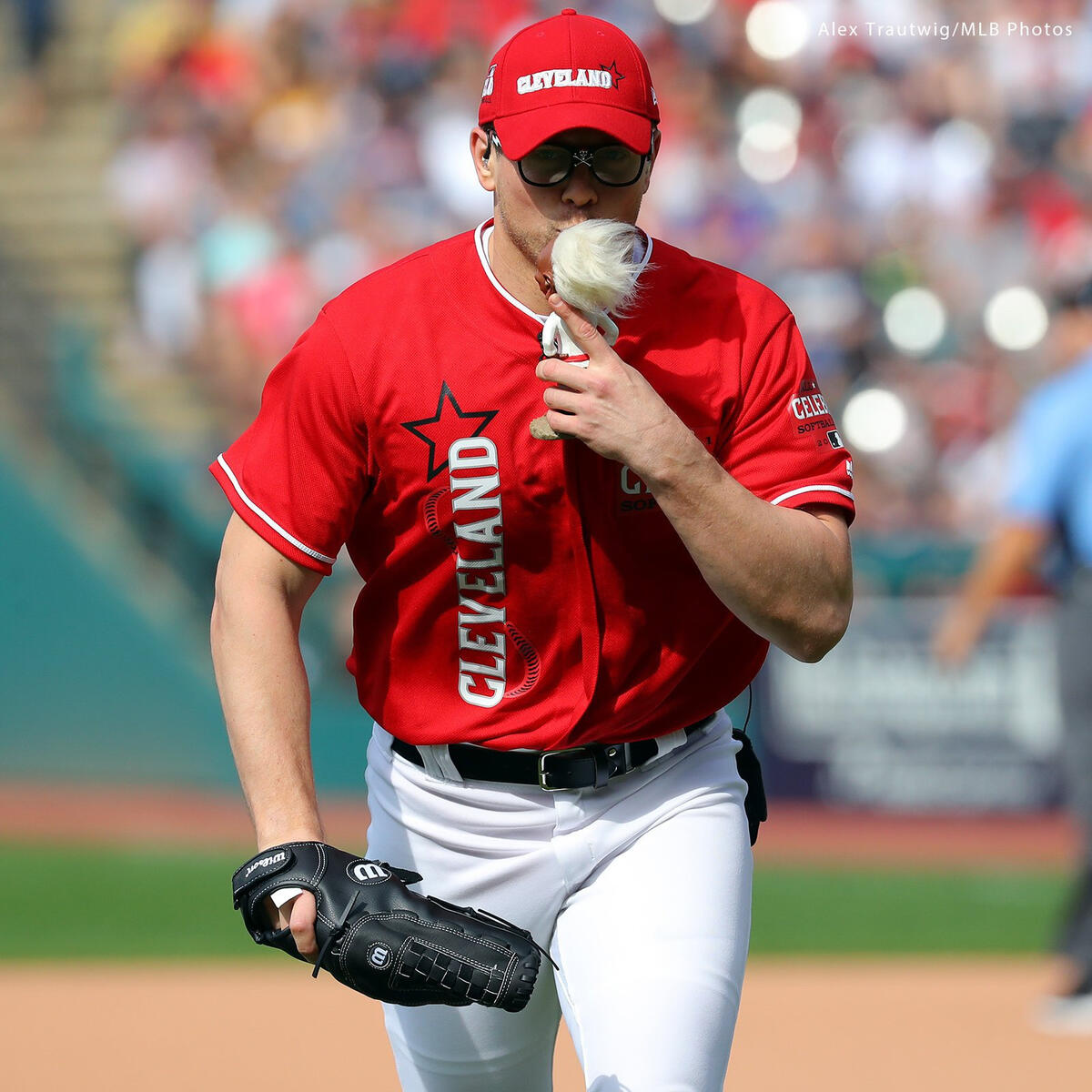 The Miz plays in the MLB Celebrity Softball Game 2019: photos