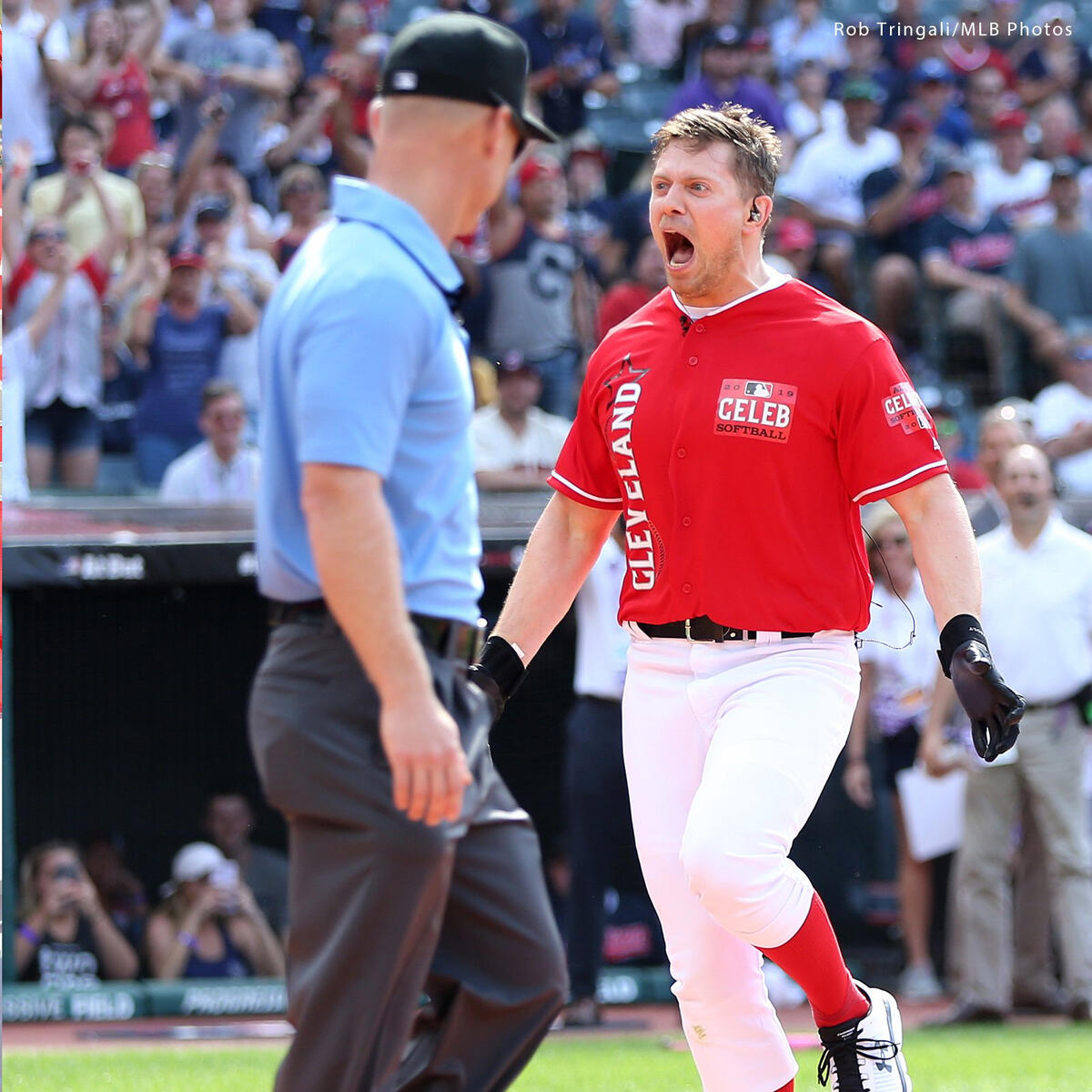 The Miz plays in the MLB Celebrity Softball Game 2019: photos