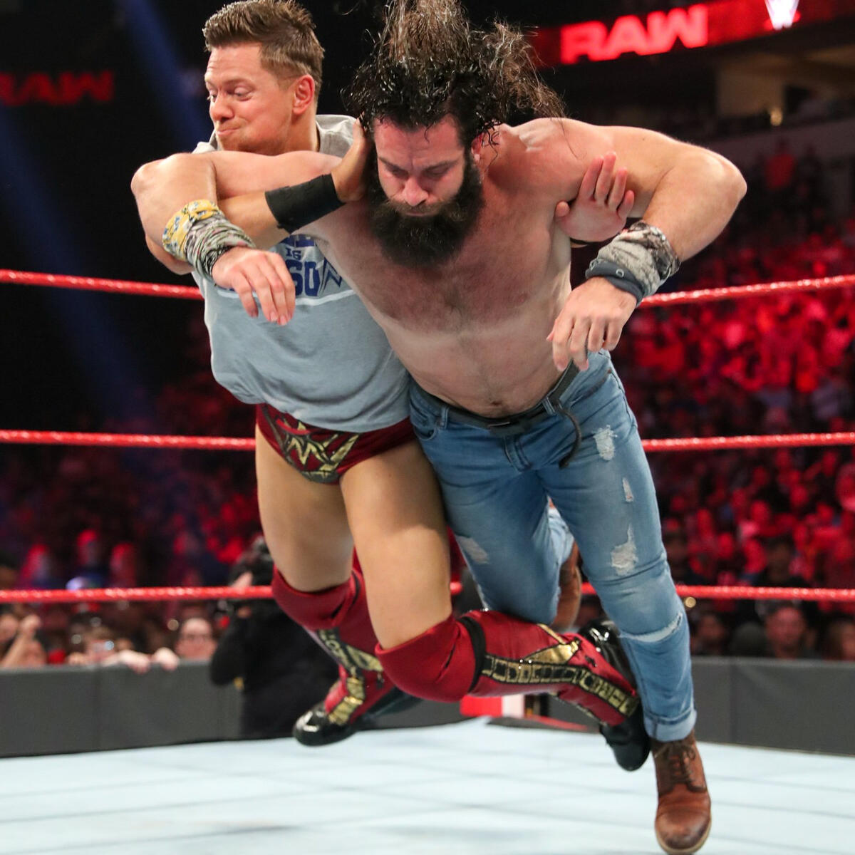 The Miz Vs. Elias – 2-out-of-3 Falls Match: Photos 