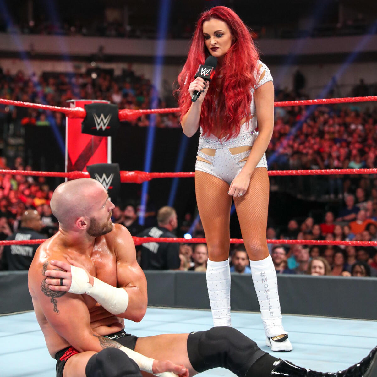 Seth Rollins & Becky Lynch vs. Maria & Mike Kanellis – Mixed Tag