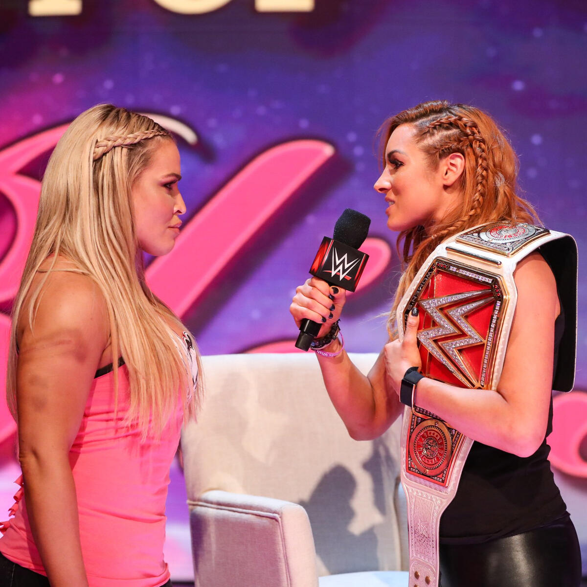 Natalya And Becky Lynch Brawl On A Moment Of Bliss Photos Wwe 