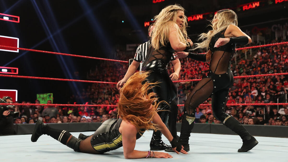 Becky Lynch & Charlotte Flair vs. Trish Stratus & Natalya: photos | WWE