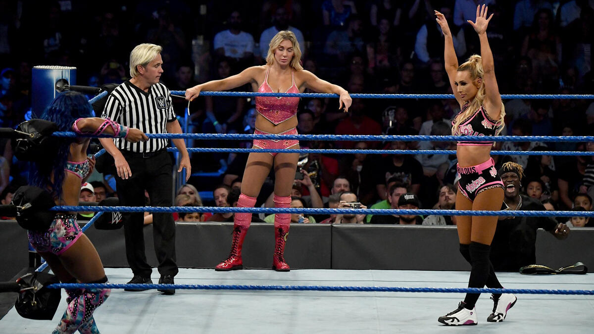 Charlotte Flair & Carmella vs. Sasha Banks & Bayley: photos | WWE