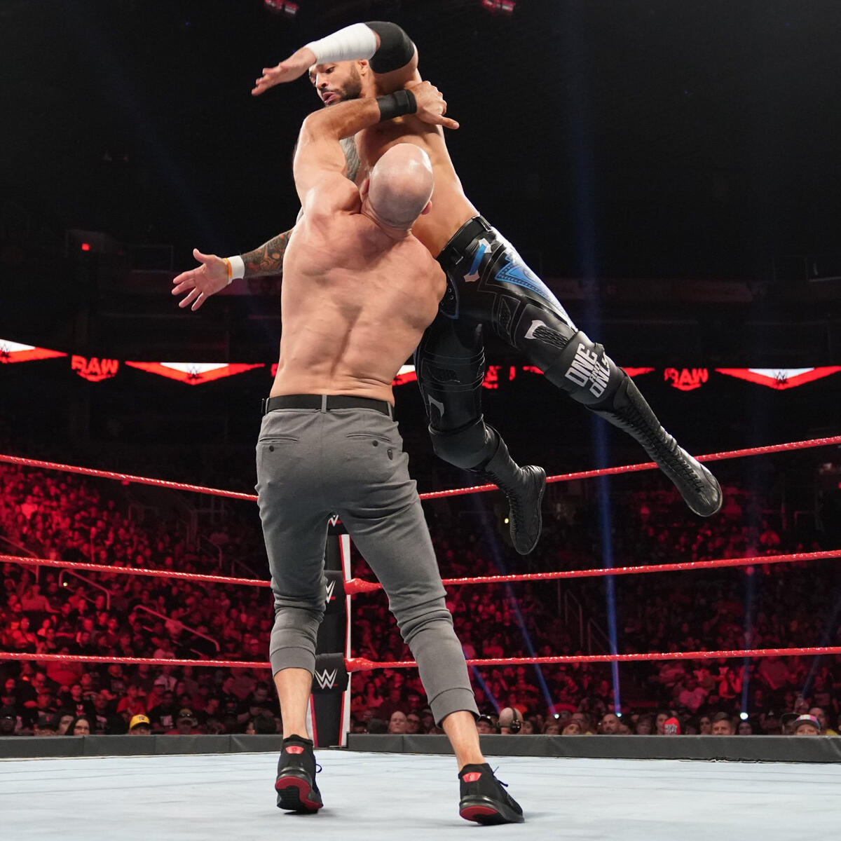 Ricochet Vs. Cesaro: Photos 