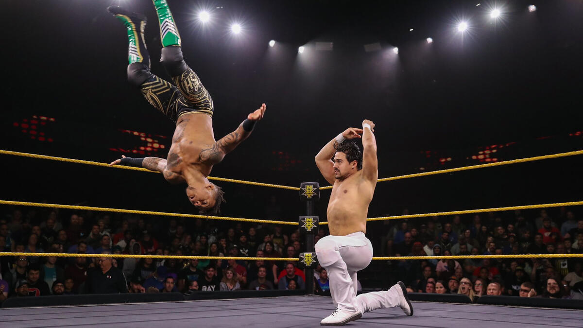 Lio Rush vs. Angel Garza — NXT Cruiserweight Championship Match: photos ...