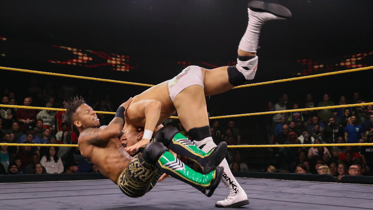 Lio Rush vs. Angel Garza — NXT Cruiserweight Championship Match: photos ...