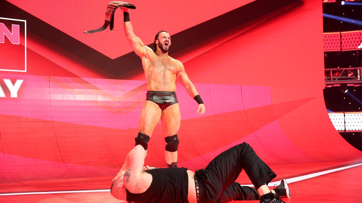 Drew McIntyre destrói Brock Lesnar no RAW