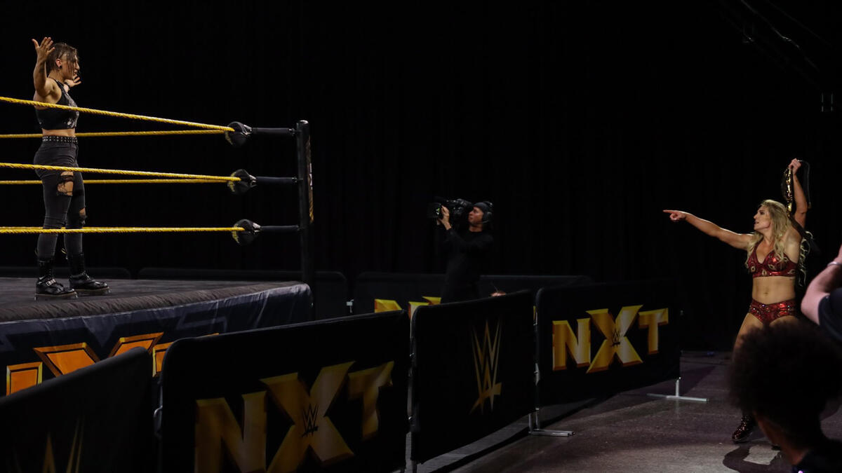 Rhea Ripley Makes WWE NXT Return; Attacks Charlotte Flair 3