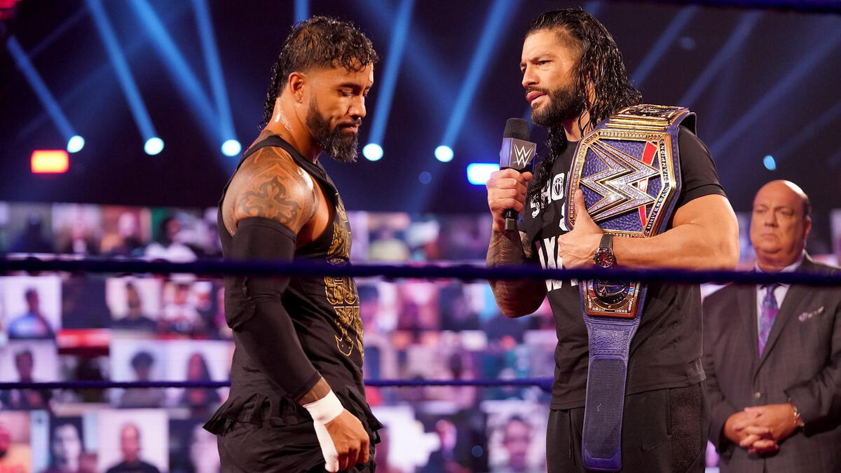 WWE Hell In A Cell 2020: Roman Reigns Vs Jey Uso Universal Title Rematch Set 1