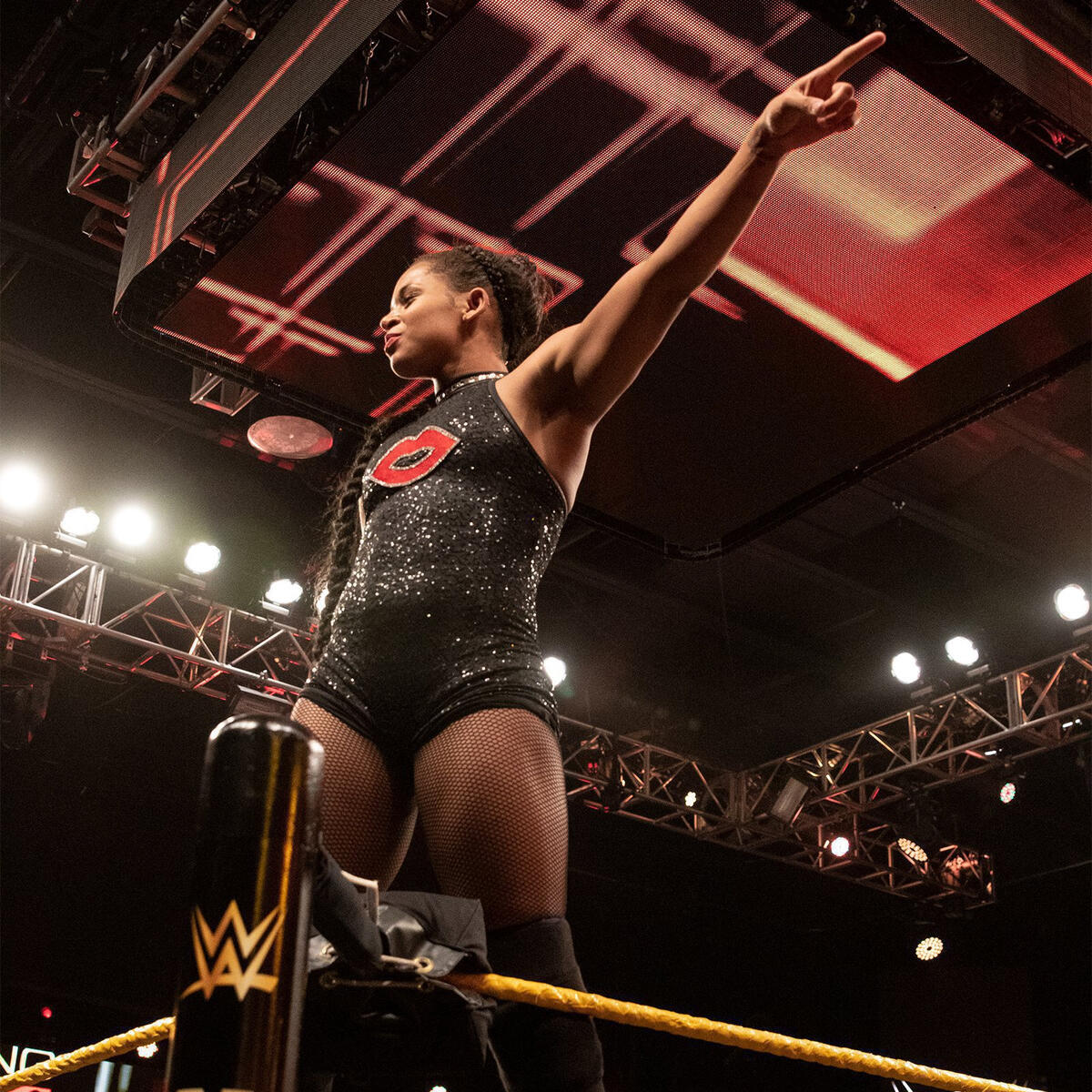 Celebrating 2021 Women's Royal Rumble Match Winner Bianca Belair ...