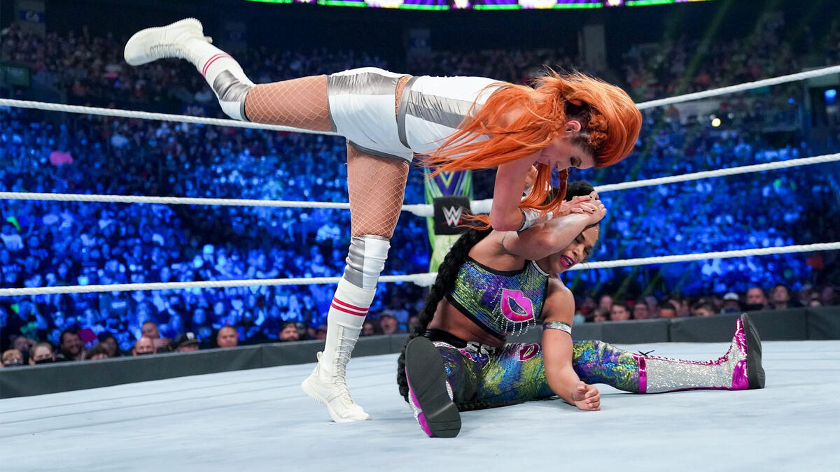 Shiina on X: Becky Lynch & Bianca Belair In-Game   / X