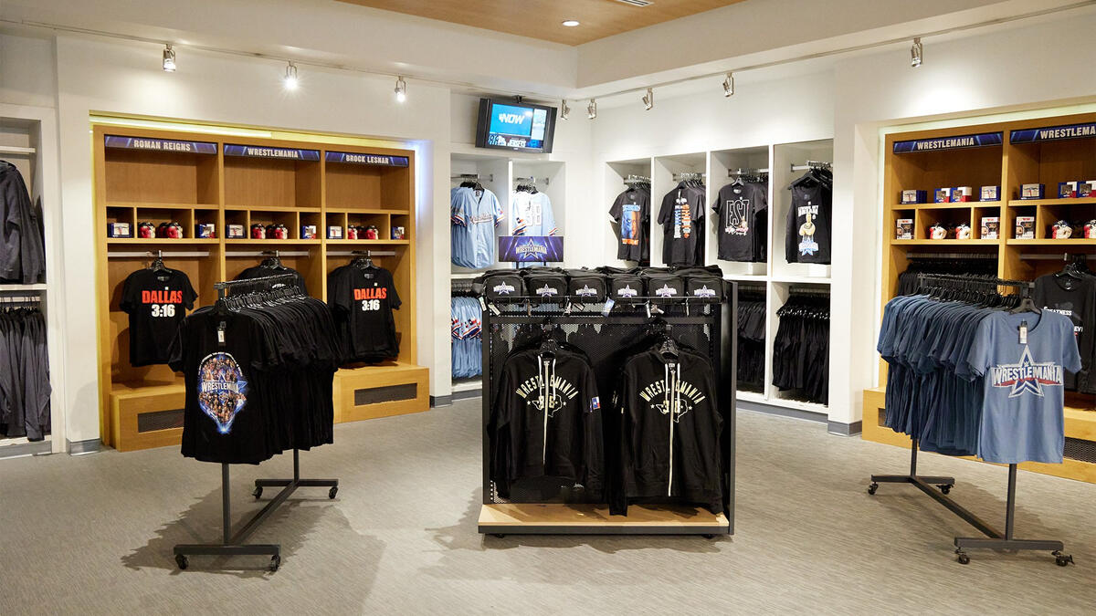 Visit the WrestleMania 38 Axxess Superstore and AT&T Stadium Store: photos